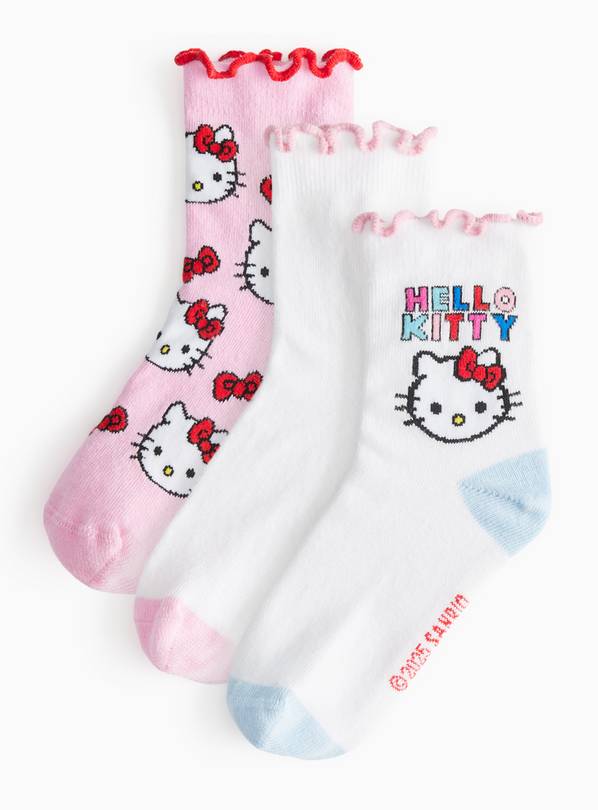 Hello Kitty Socks 3 Pack 12.5-3.5